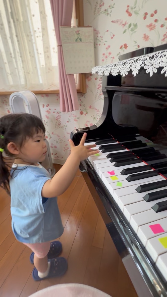 宇都宮市の２歳からピアノレッスン
