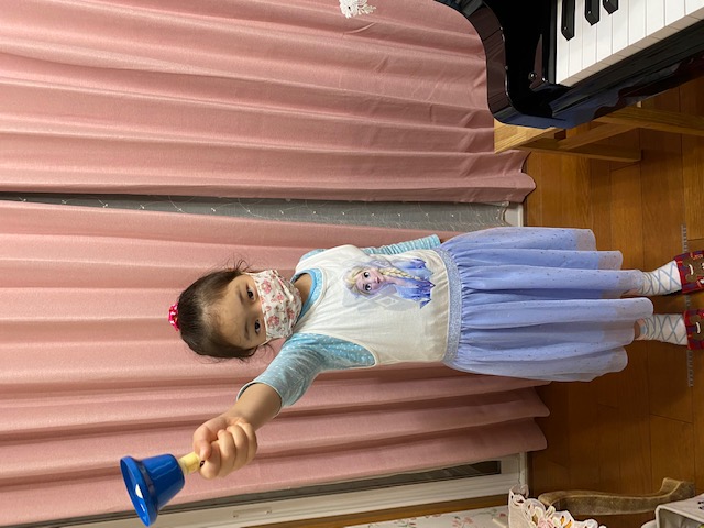 ミュージックベルの練習もバッチリ
