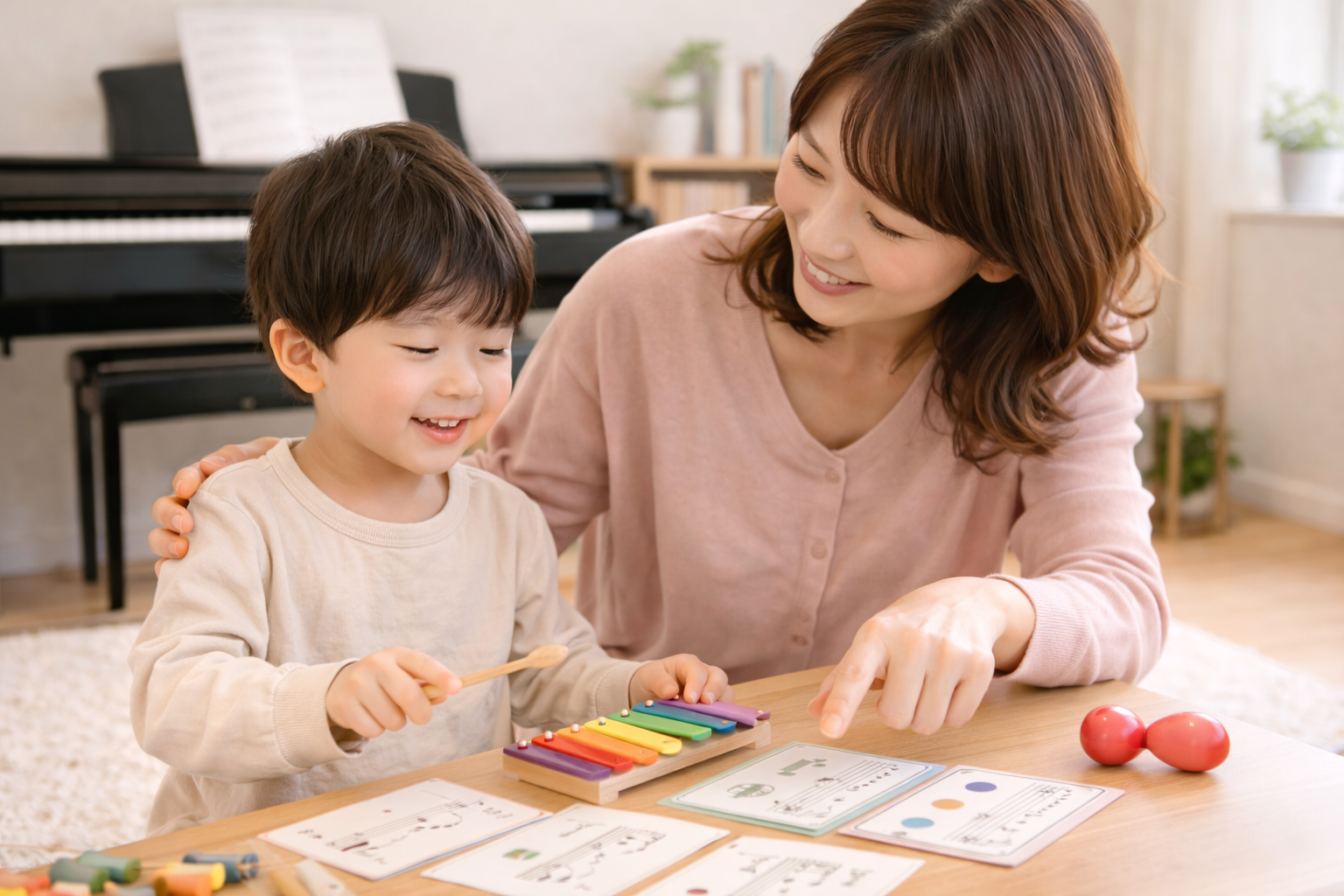 発達支援ピアノ・音楽療育の視点も大切に